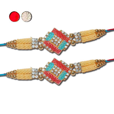 "Stone Studded Rakh.. - Click here to View more details about this Product